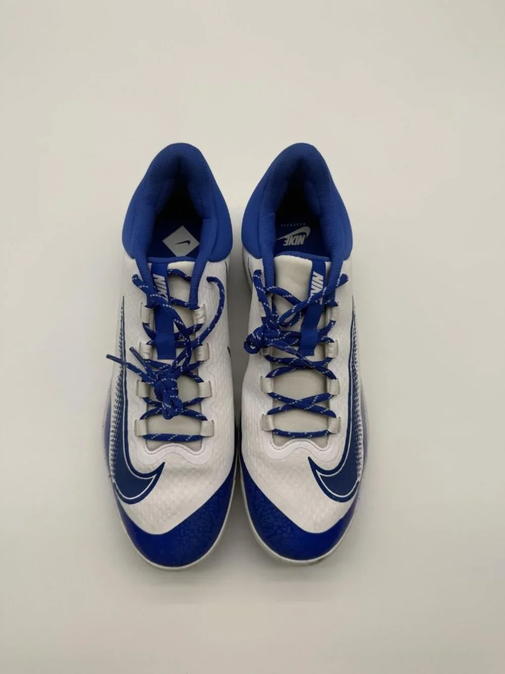 New Nike Alpha Huarache 4 Elite MCS Baseball Cleats Men Size 15 White FD6255 106